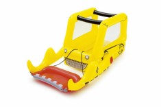 Loc de joaca gonflabil, excavator, 198*105 cm, include 25 mingi, Bestway, 52278 foto