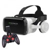 Ochelari VR 3D Telefon, Jocuri Video, Compatibil IOS/Android 4.5-6.7inch, Casti Bluetooth+Controller, Lentile Ajustabile, Multicolor