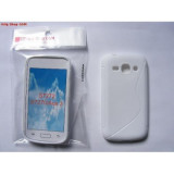 Husa Silicon S-Line Sam Galaxy Ace 3 S7270 Alb