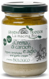 Crema BIO din anghinare si usturoi La Macina Bio