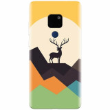 Husa silicon pentru Huawei Mate 20, Abstract Deer