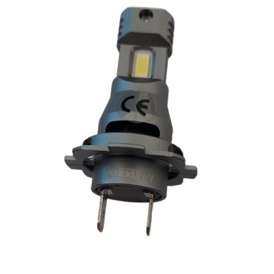 Комплект 2 LED крушки Soare&amp;reg; K7 H7, 100w/комплект, 16000LM, 1:1 с CAN халоген, С включен вентилатор, 6000K, CSP 3570 и крушки с позиция T10 foto