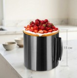 Inel Reglabil Tort Ruhhy Inox 16-30cm, Inaltime 15cm, Forma Rotunda, Universal, Spalare Masina Vase