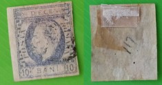 1871 -1872 Carol I cu barba (nedantelate) - 10 BANI (03) foto