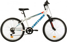 Bicicleta Copii Venture 2419 Alb 24 Inch foto