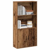 VidaXL Bibliotecă, lemn vechi, 60x24x120 cm, lemn prelucrat