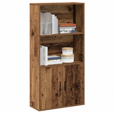 vidaXL Bibliotecă, lemn vechi, 60x24x120 cm, lemn prelucrat foto