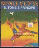 Sao Tome si Principe 1993 - Cupa Mondială de fotbal SUA, Colita, Cota 10 EURO, MNH