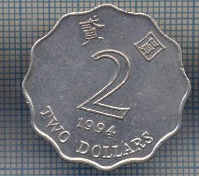 AX 997 MONEDA- HONG KONG - 2 DOLLARS -ANUL 1994 -STAREA CARE SE VEDE foto