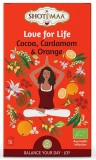 Ceai Shotimaa Balance Your Day Bio cu Cacao, Cardamom si Portocala, 16 pliculete x 2g, 32g