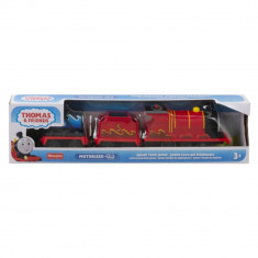 Locomotiva motorizata cu 2 vagoane, Thomas and Friends, Splash Tank James, HNN07