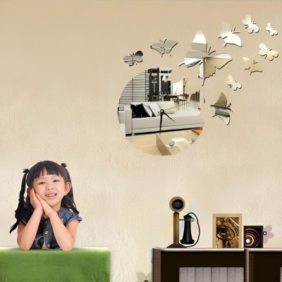Ceas Decorativ Creativ, Roi de Fluturi foto