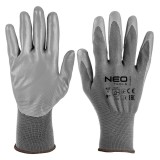 Manusi de lucru, poliester acoperit cu PU, 4131X, marimea 9 (card) NEO TOOLS 97-646K-9 HardWork ToolsRange