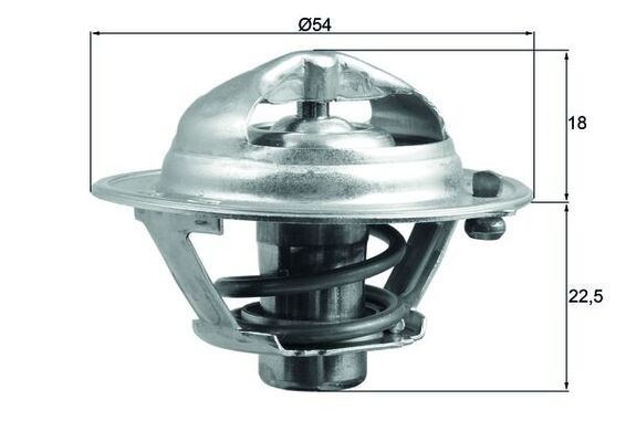 MAHLE TX 166 90D termostat,lichid racire