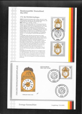 Germania FDC 40c.1992 foto