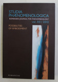 STUDIA PHAENOMENOLOGICA - ROMANIAN JOURNAL FOR PHENOMENOLOGY . VOL. XII / 2012