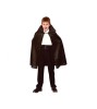 Pelerina Vampir Copii Negru Godan, Halloween, Carnaval, 130-140 cm, Marime Universala, Poliester