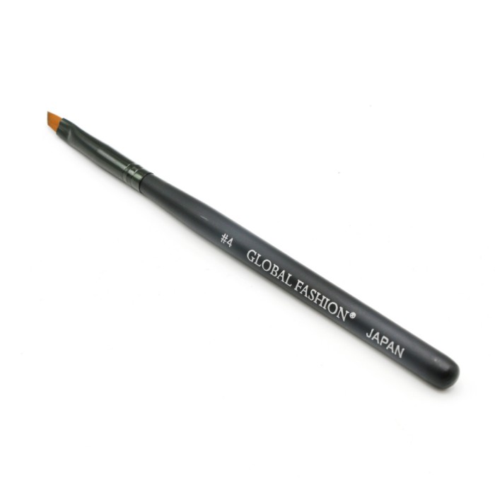 Global Fashion Gel Brush, teșit, #4 Japonia