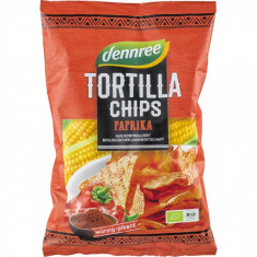 Tortilla Chips cu Ardei Bio 125gr Dennree