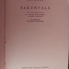 myh 310s - Kalidasa - Sakuntala - Drama sanscrita - ed 1964