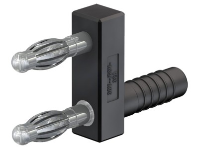 Conector Banană 4mm 32A Negru foto