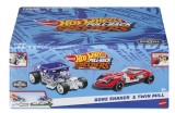 Hot Wheels Set 2 Masinute Metalice Pull Back Bone Shaker Si Twin Mill 1:43, HOT WHEELS - Vehicule
