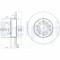 DELPHI BG3890C Disc frana