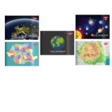 Caiet geografie 17X24 24 file, coperta plastic DACO