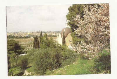 SI1 - Carte Postala - ISRAEL - Jerusalem, Dominus Flevit Chapel, Necirculata foto