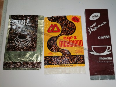 LOT 3 AMBALAJ / ETICHETE / PACHETE VECHI -CAFEA STRAINE foto