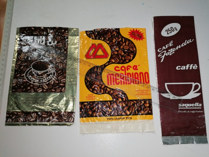 LOT 3 AMBALAJ / ETICHETE / PACHETE VECHI -CAFEA STRAINE