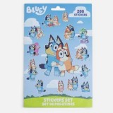 Set Autocolante cu Personaje de Desene Animate, 200 buc, 4 File, Albastru, CMCLASS