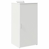 vidaXL Dulap de depozitare alb 50x45x103,5 cm din lemn prelucrat 859042