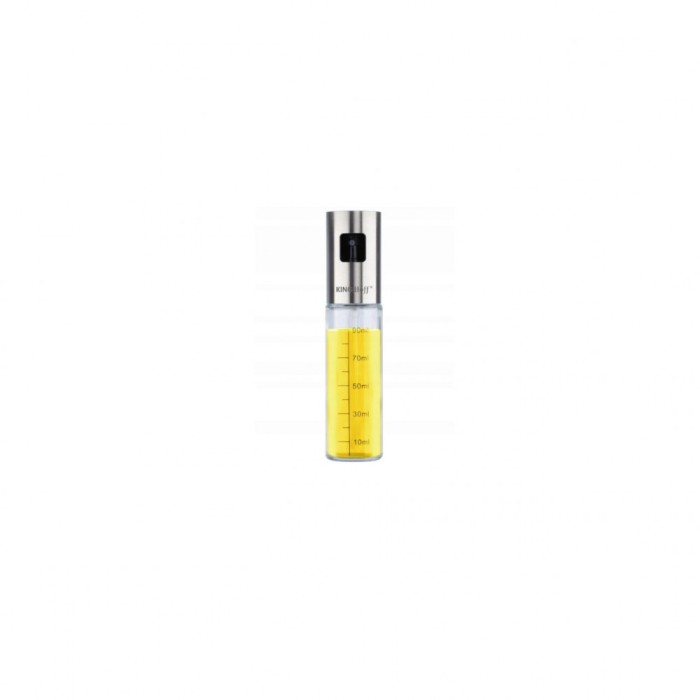 Pulverizator pentru ulei si otet, cu capac argintiu, 100 ml Kinghoff