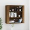vidaXL Dulap de perete, stejar maro,80x33x80 cm, lemn prelucrat