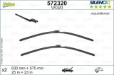 Lamela stergator Silencio Aquablade Mercedes Clasa S (W222), 08.2013-2020, montare fata, stanga+dreapta, 630+575 mm; incalzit; , VALEO