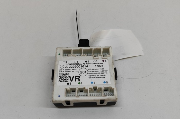 Modul de control ușă dreapta față MERCEDES-BENZ C Coupe C205 2017 OEM: A2229001614,A2229015603,A2229023213,A2C7452860800 | 32031421