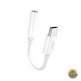 Adaptor Audio USB-C - 3.5mm Dudao L16CPro Alb