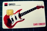 Card concert emis BRD pentru Concertul GUNS N`ROSES Romexpo București 21.09.2010 primul concert &icirc;n Romania Turneul Mondial Chinese Democracy World