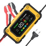 Redresor Auto Digital FOXSUR 12V 7A cu Ecran LED, &Icirc;ncărcare Baterii Auto și Moto 4Ah-140Ah, Funcție de Reparație prin Impulsuri, Protecție Supratensiu