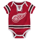 Detroit Red Wings body de copii NHL Hockey Pro Creeper &ndash; Blank - 6 &ndash; 9 měs&iacute;ců