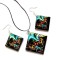 set bijuterii lemn 42604