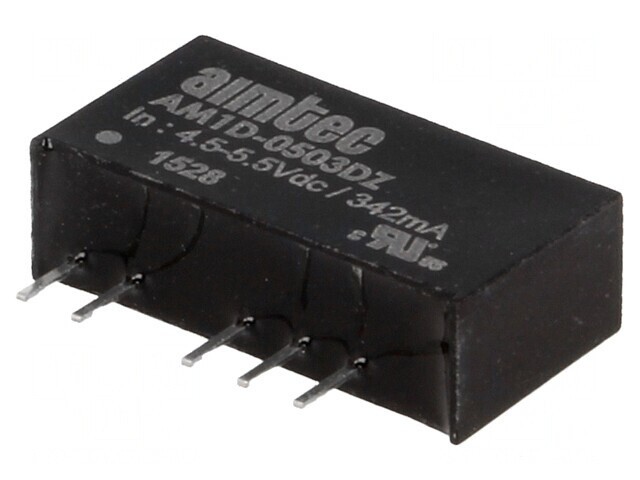 Convertor DC/DC 1W 5V la 3,3V/-3,3V