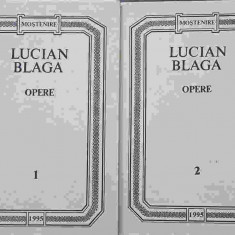 OPERE VOL.1-2 POEZII ANTUME. POEZII POSTUME. ZARI SI ETAPE. HRONICUL SI CANTECUL VARSTELOR-LUCIAN BLAGA