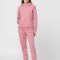Hanorac coton raglan femei pink-xs
