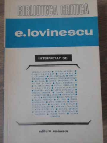 E. LOVINESCU INTERPRETAT-COLECTIV-116111