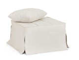 Cumpara ieftin Taburet extensibil, pat gri Barney 70x70x44h , 70x194x44h