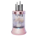 Dispozitiv portabil de curatare a pensulelor de machiaj, flippy, pentru pensule de diferite dimensiuni, 5v, 7000rpm, vibratii sonice, usb type c, 9x9x