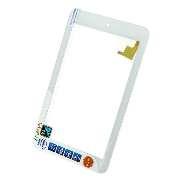 Touchscreen Allview Viva i7 + Rama, Alb, Swap