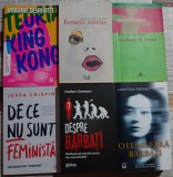 6 vol. feminism, masculinitate, machism (Germaine Greer Femeia Eunuc Jean Cournut De ce se tem barbatii de femei V.Despentes Teoria King Kong etc.)